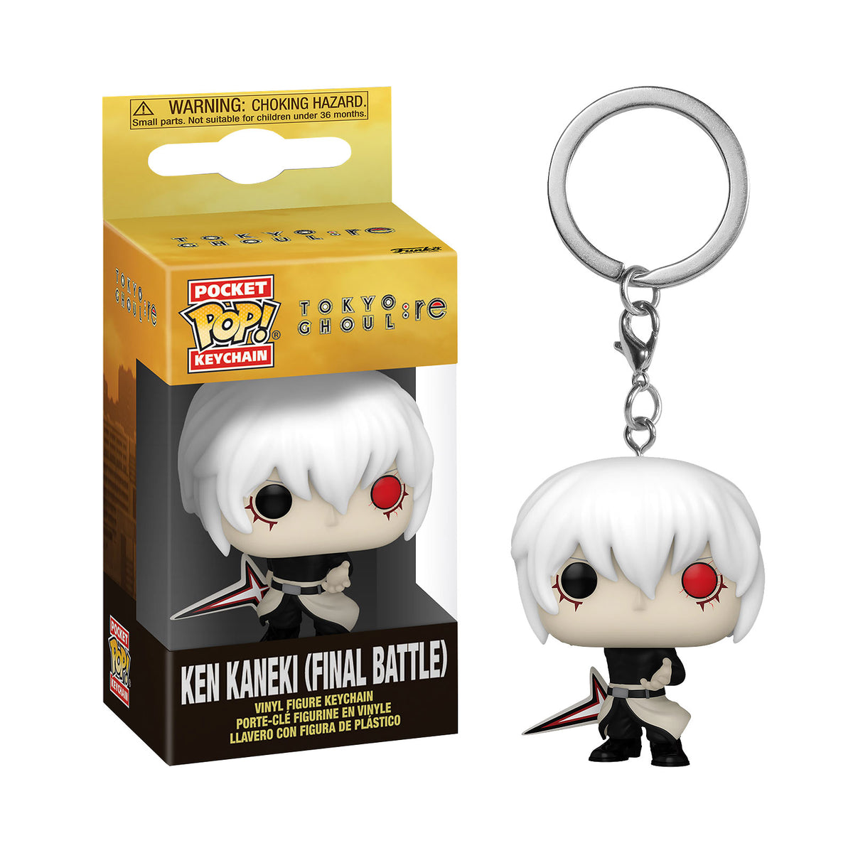Imagen del producto Tokyo Ghoul:re - Ken Kaneki (Batalla Final) Llavero Funko Pop