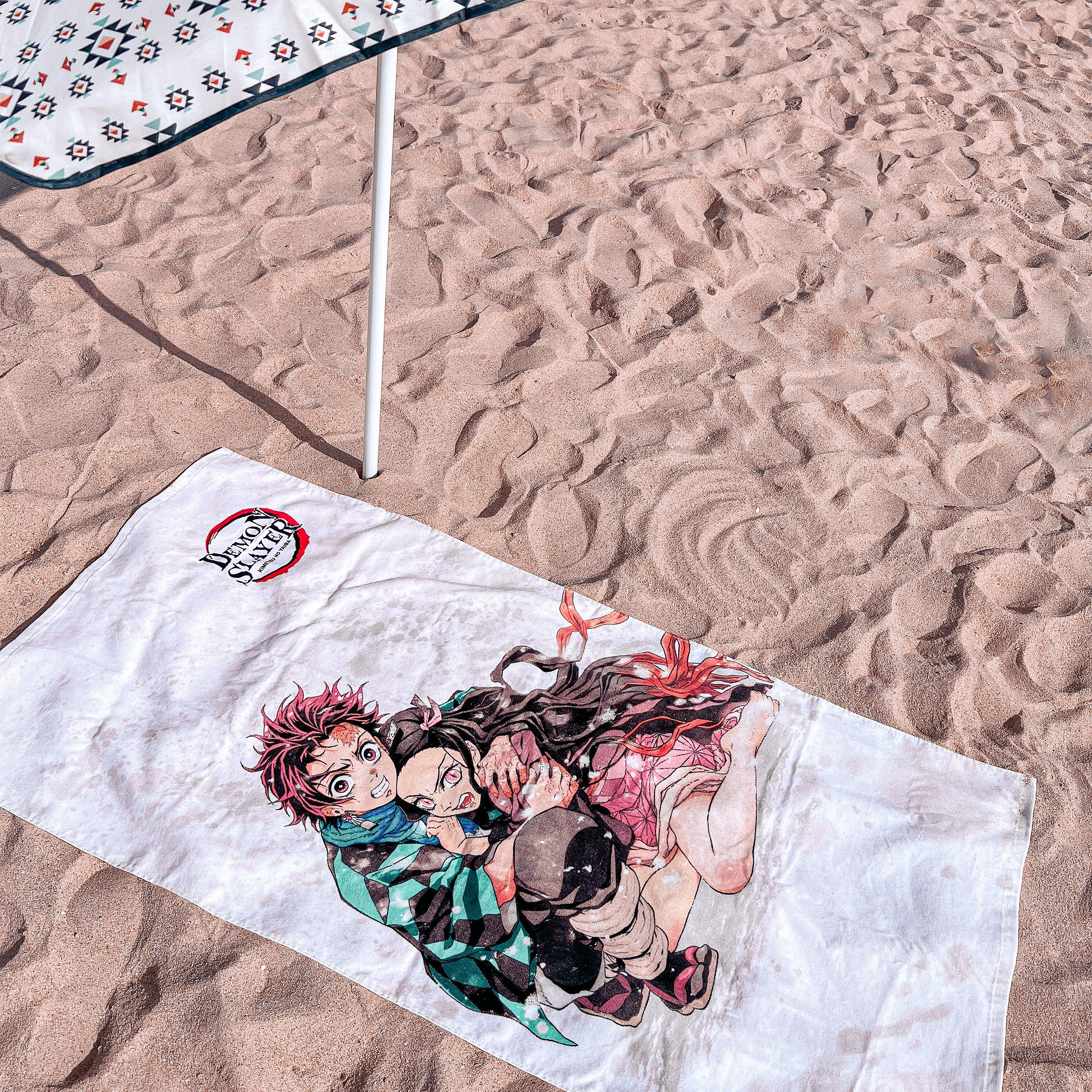 Imagen del producto Demon Slayer - Toalla de baño Nezuko y Tanjiro Kamado