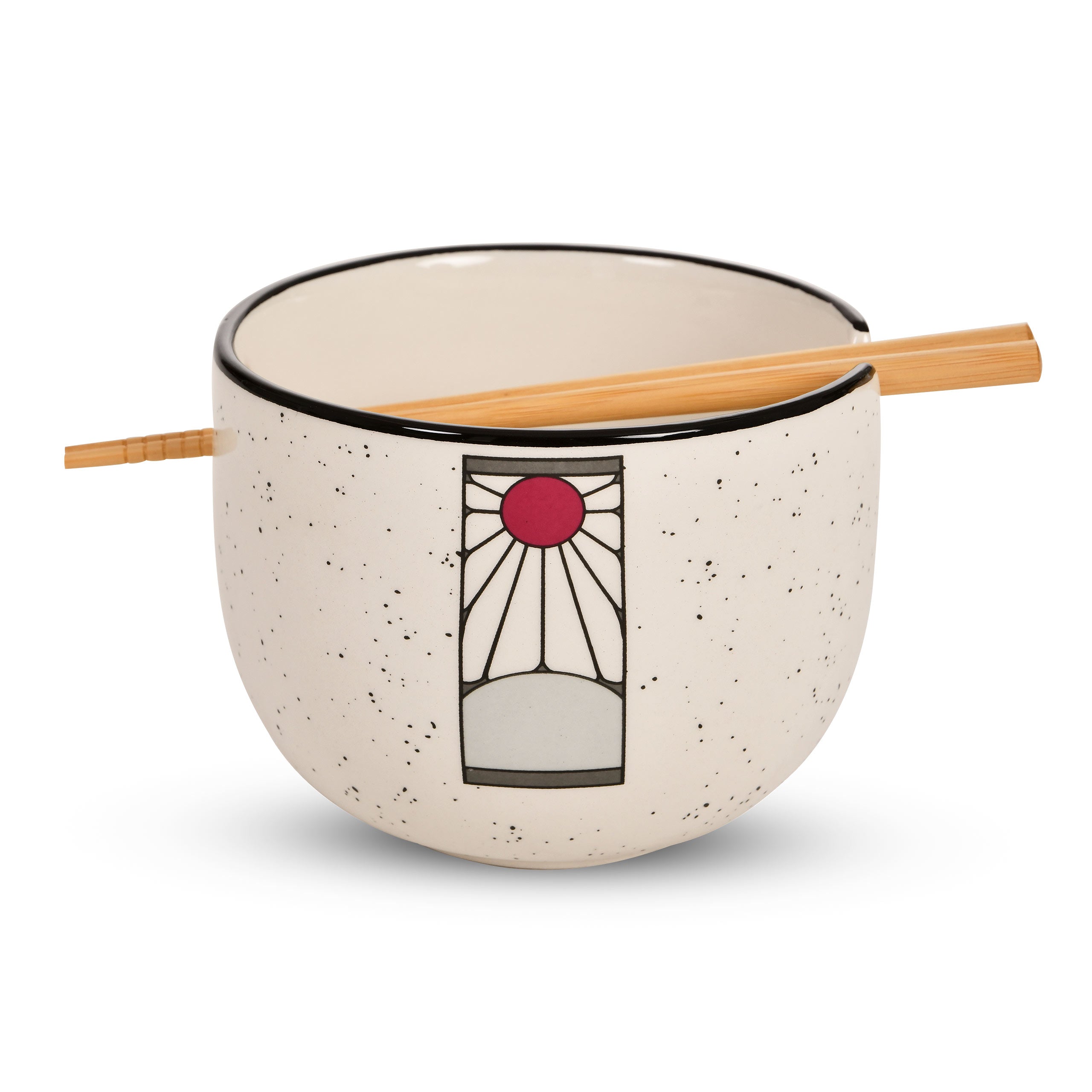 Imagen del producto Demon Slayer - Cuenco de Ramen con símbolo de Tanjiro y palillos