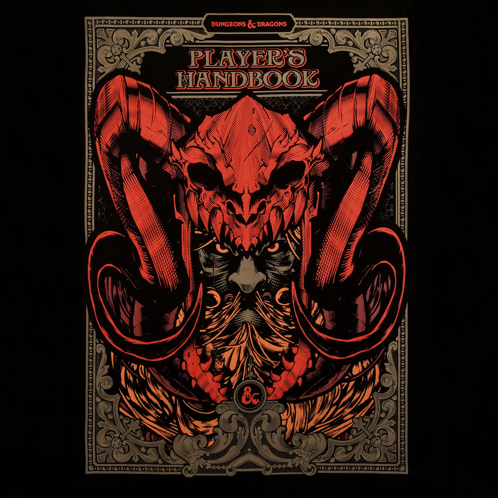 Imagen del producto Dungeons & Dragons - Camiseta negra del Manual del Jugador
