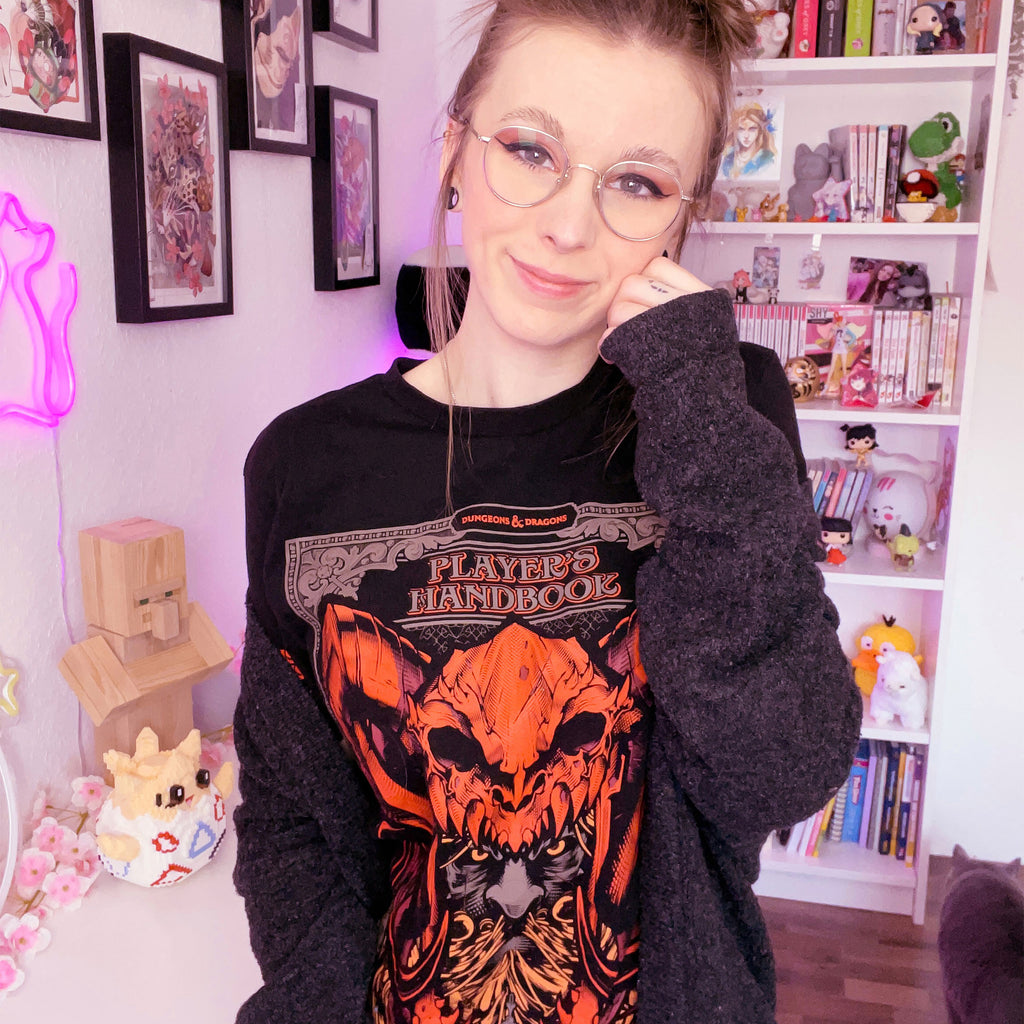 Imagen del producto Dungeons & Dragons - Camiseta negra del Manual del Jugador