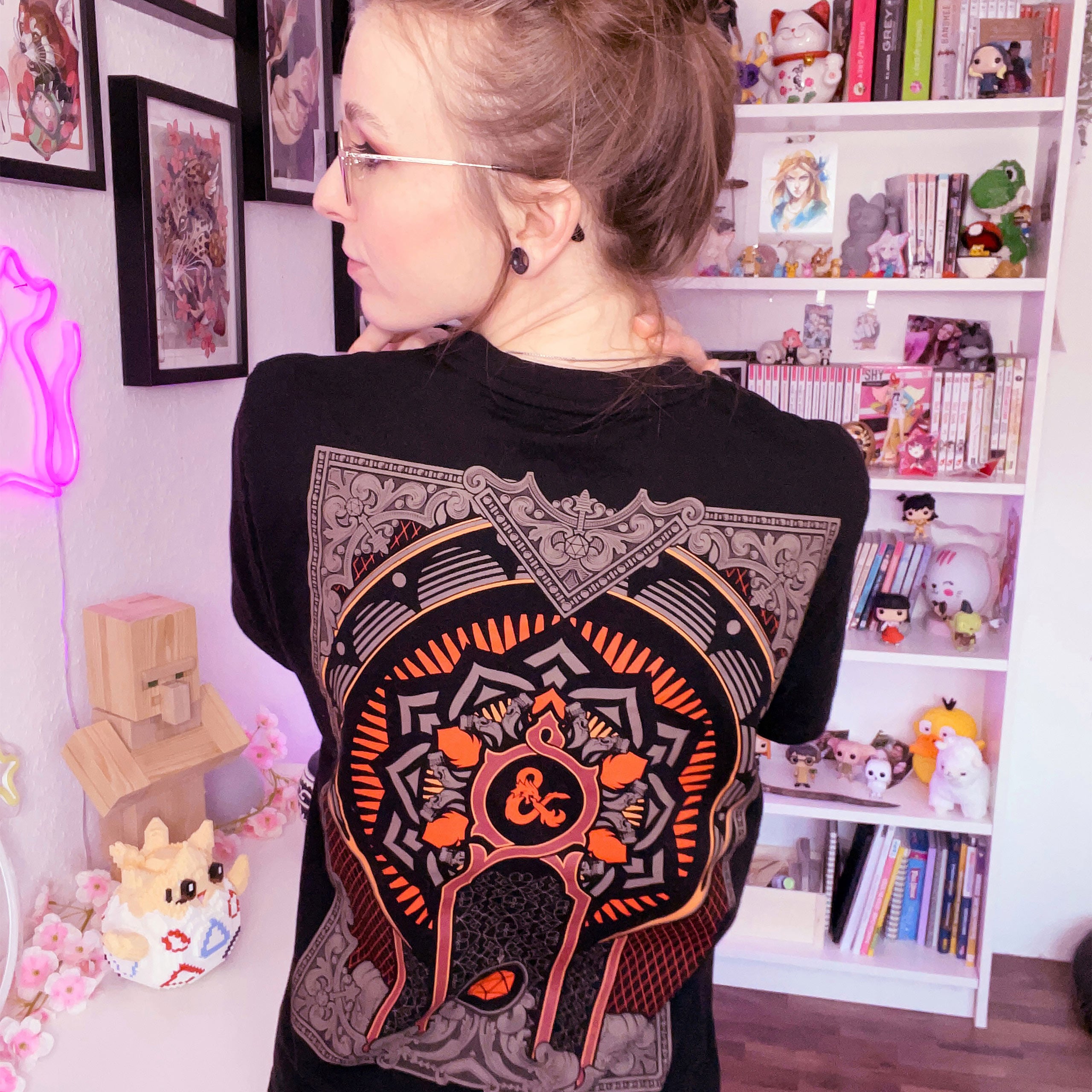 Imagen del producto Dungeons & Dragons - Camiseta negra del Manual del Jugador