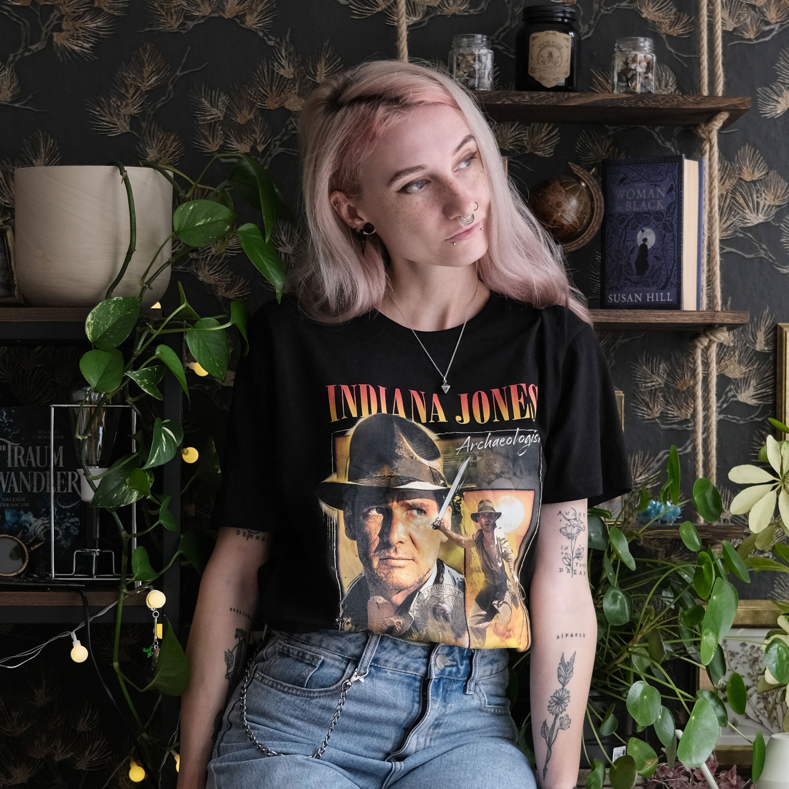 Imagen del producto Indiana Jones - Camiseta de homenaje negra