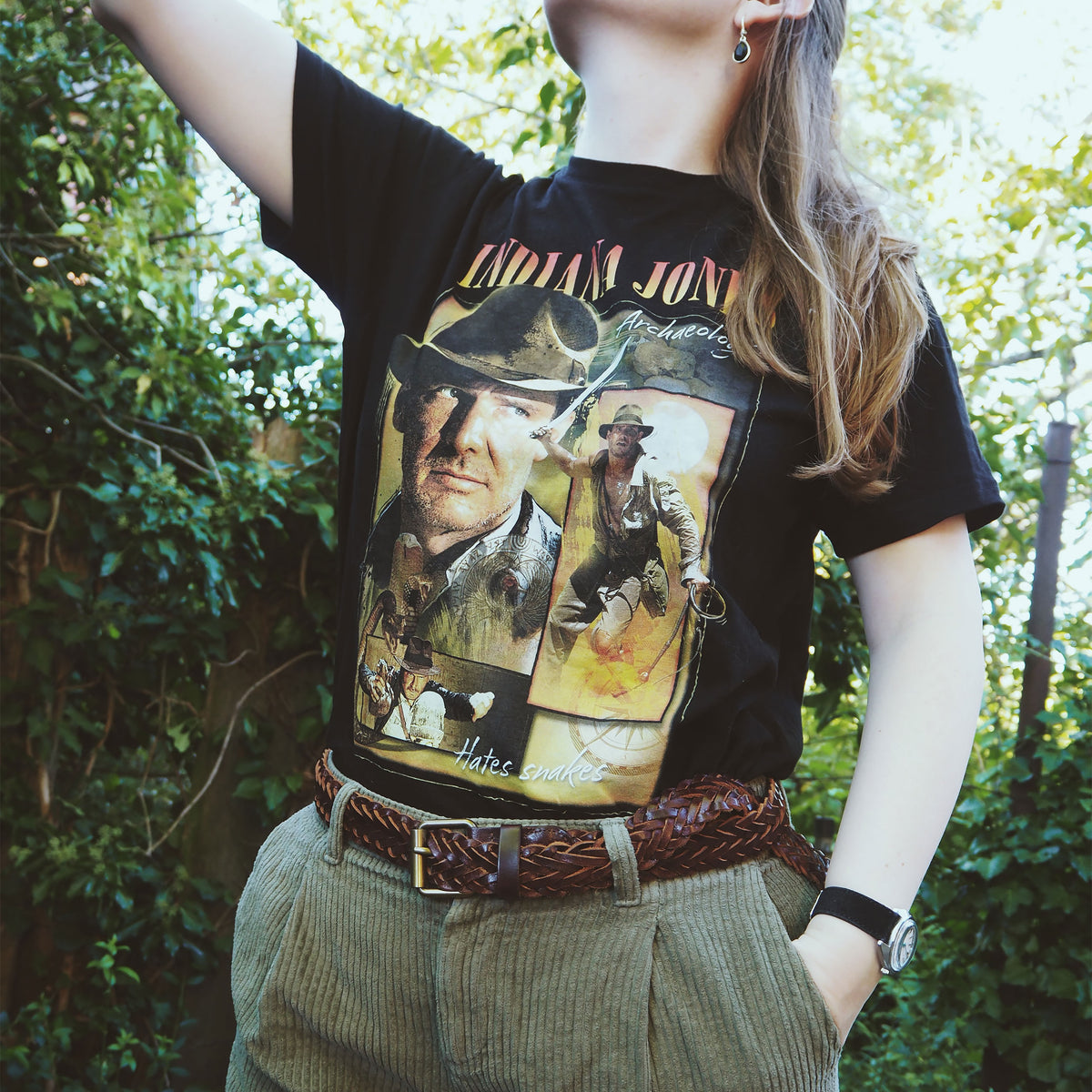 Imagen del producto Indiana Jones - Camiseta de homenaje negra