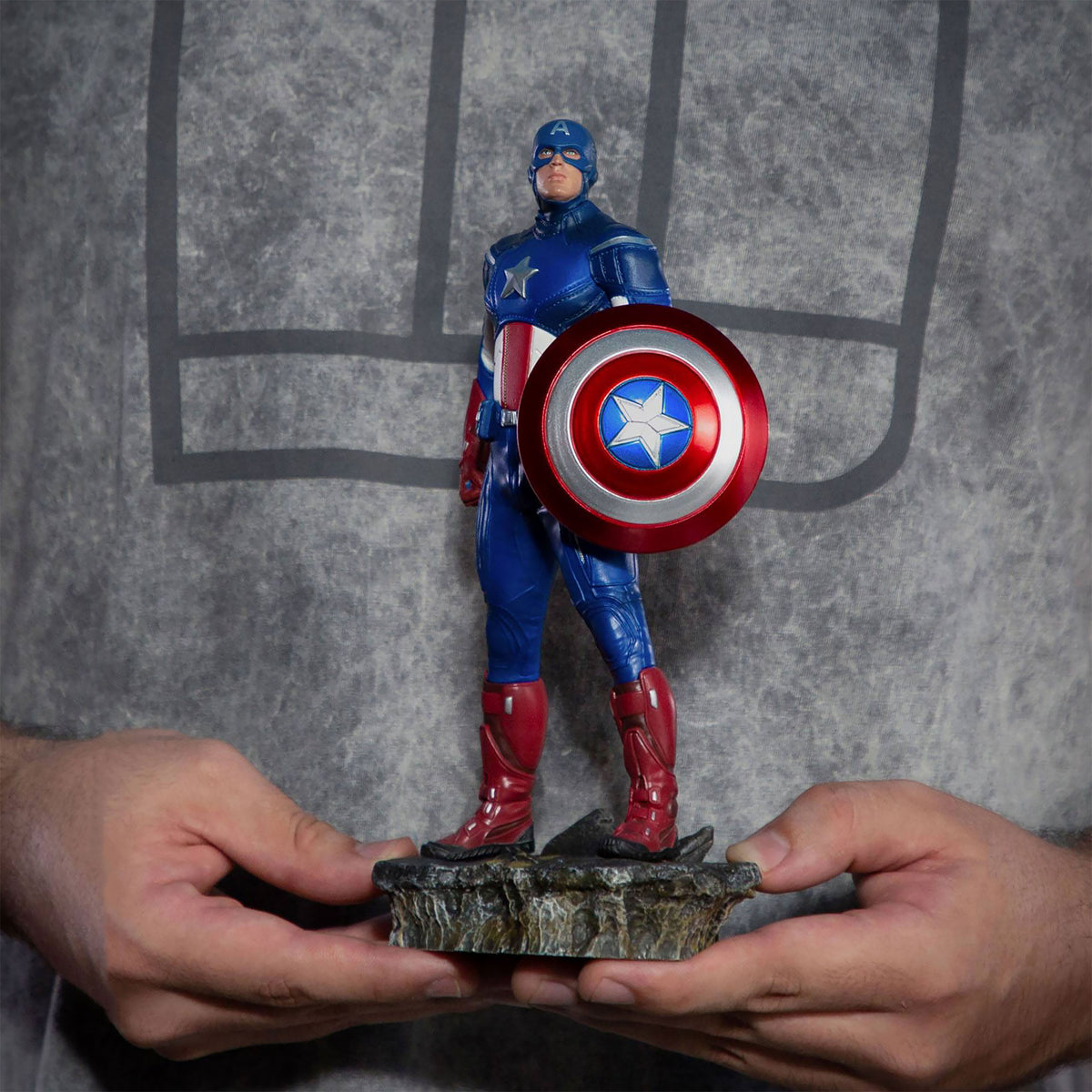 Imagen del producto Capitán América - La Saga del Infinito Batalla de NY BDS Art Scale Estatua 1:10