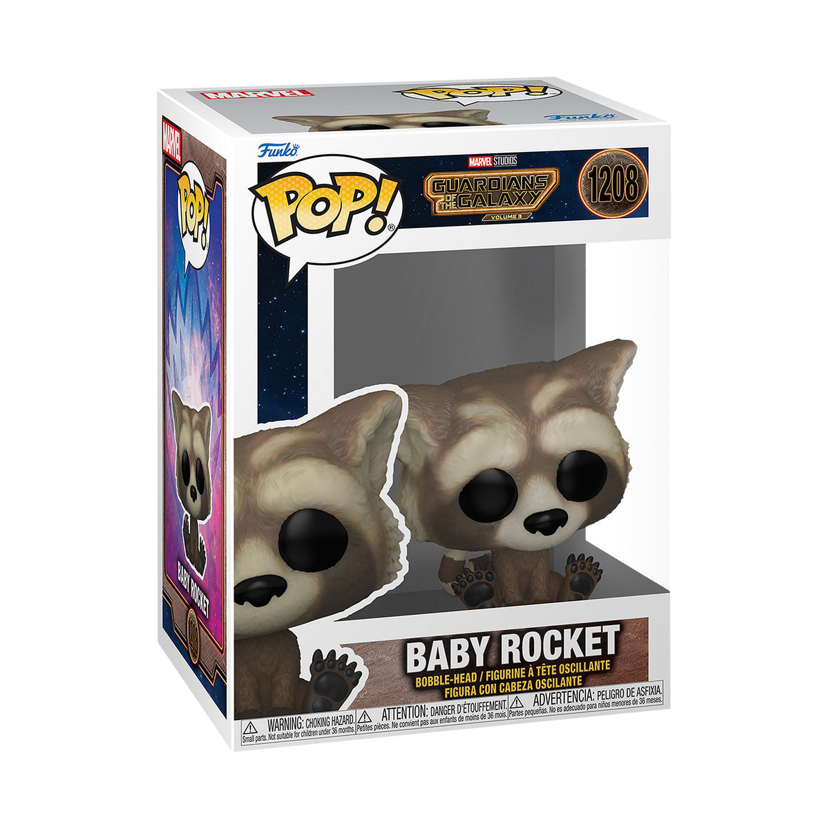 Imagen del producto Guardianes de la Galaxia - Baby Rocket Funko Pop Figura de Cabeza Oscilante