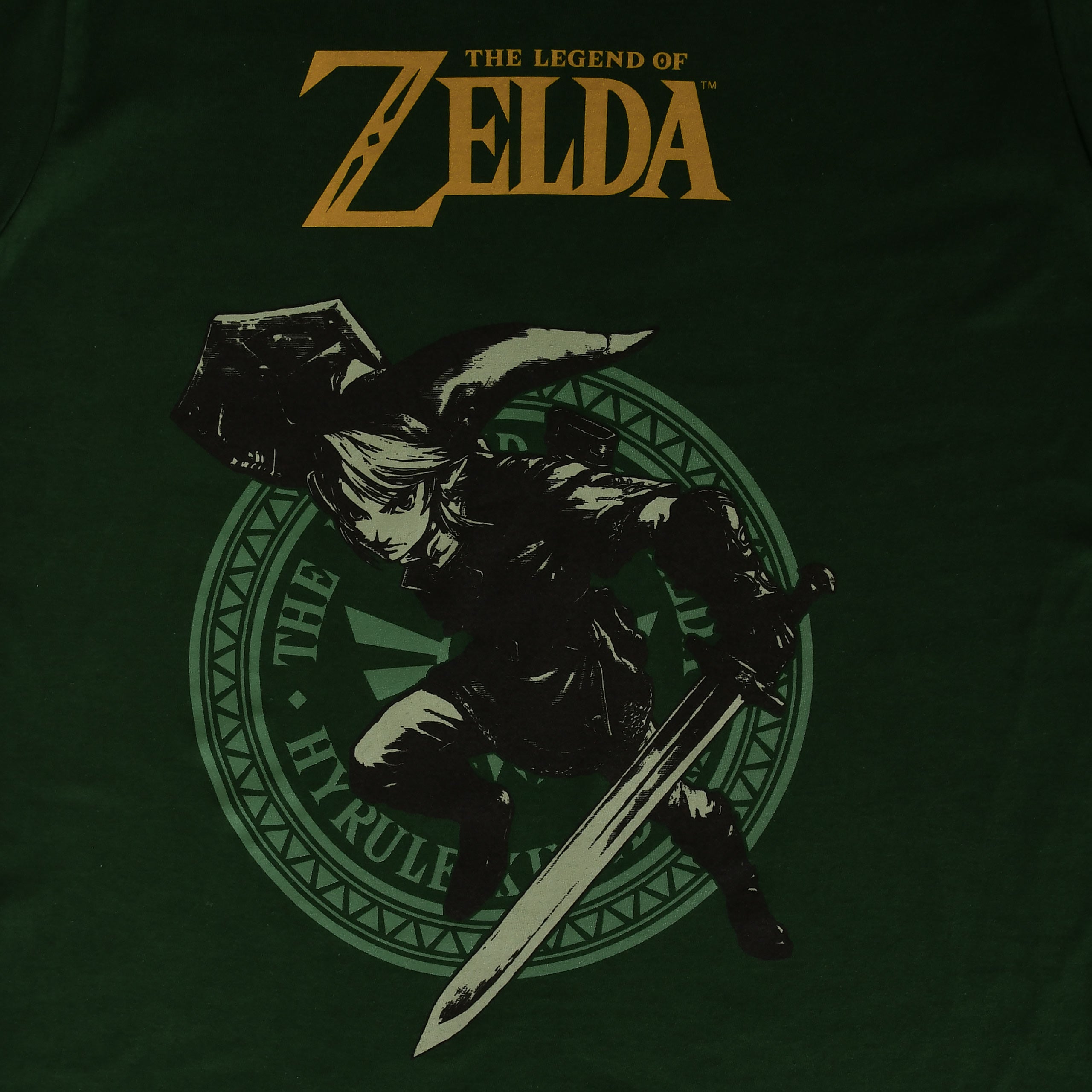 Imagen del producto Zelda - Camiseta verde con pose de Link