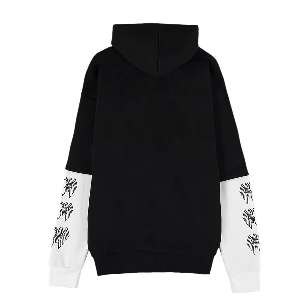 Imagen del producto Venom - Sudadera con capucha negra y blanca con logo