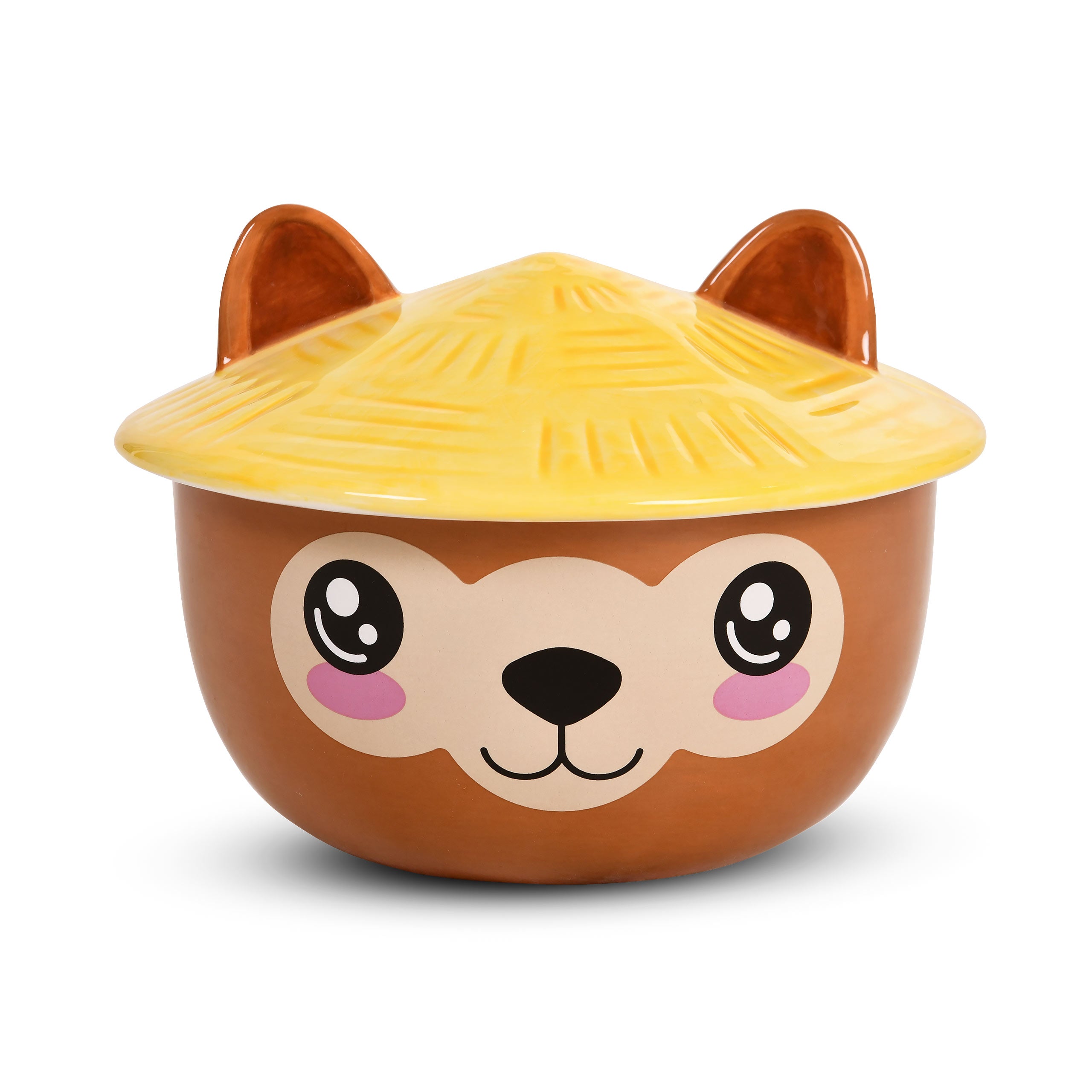 Imagen del producto Tazón Kawaii de Alpaca con tapa para fans de Anime