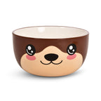 Imagen del producto Tazón Kawaii de Nutria con tapa para fans del Anime