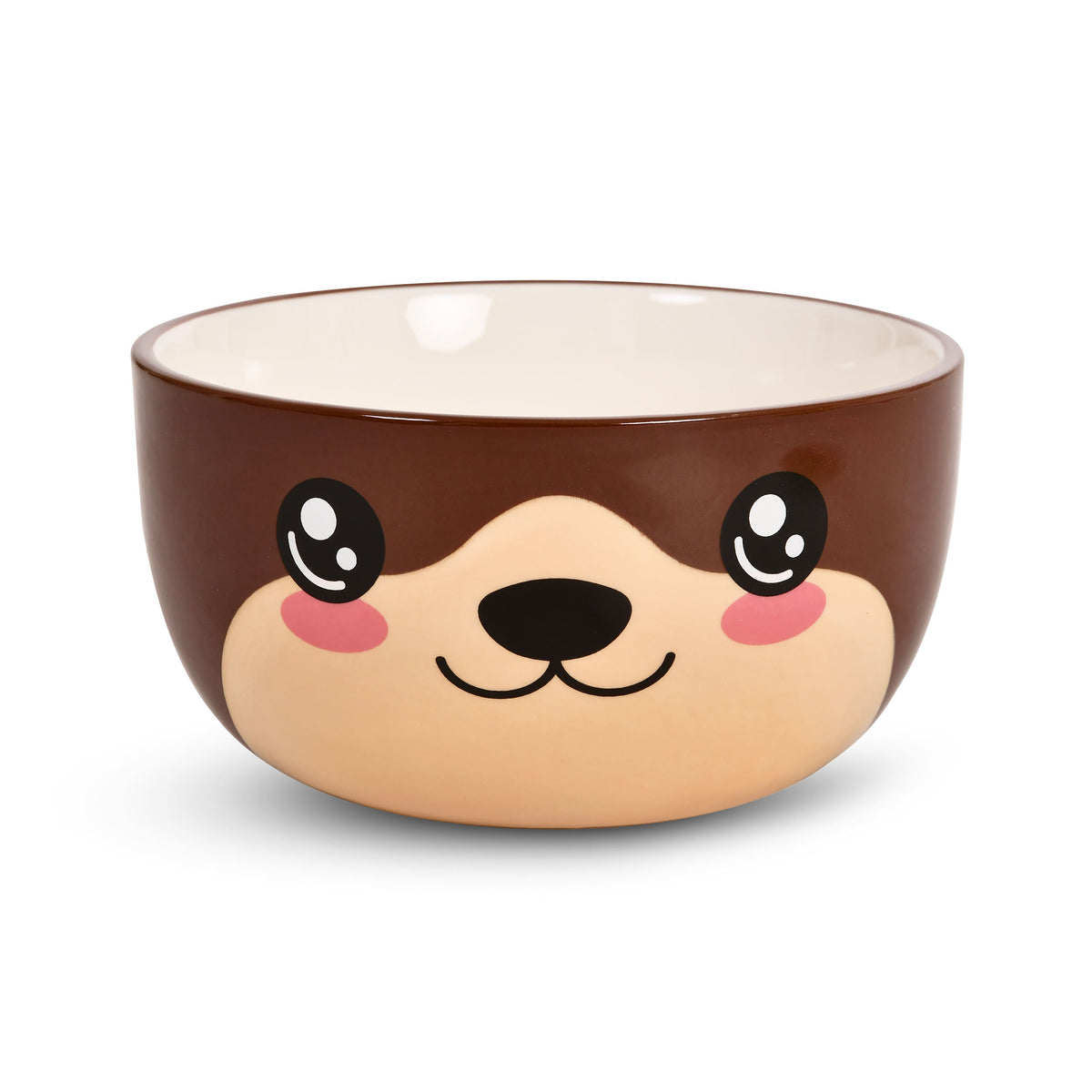 Imagen del producto Tazón Kawaii de Nutria con tapa para fans del Anime