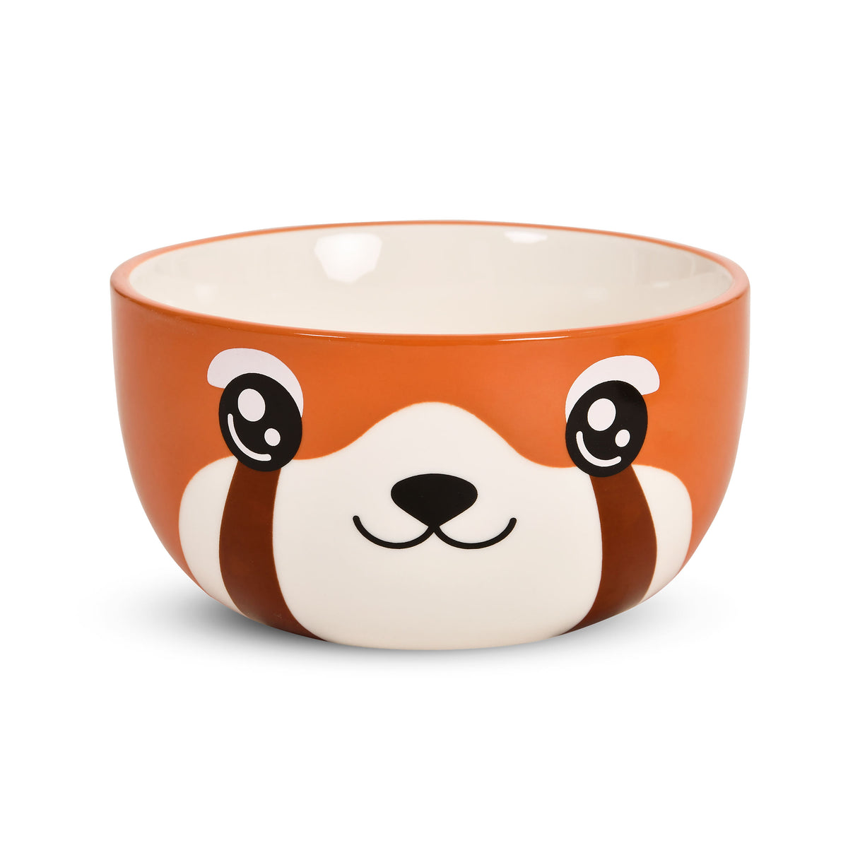 Imagen del producto Tazón Kawaii de Panda Rojo con tapa para fans del Anime