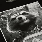 Imagen del producto Camiseta Rocket Raccoon negra - Marvel