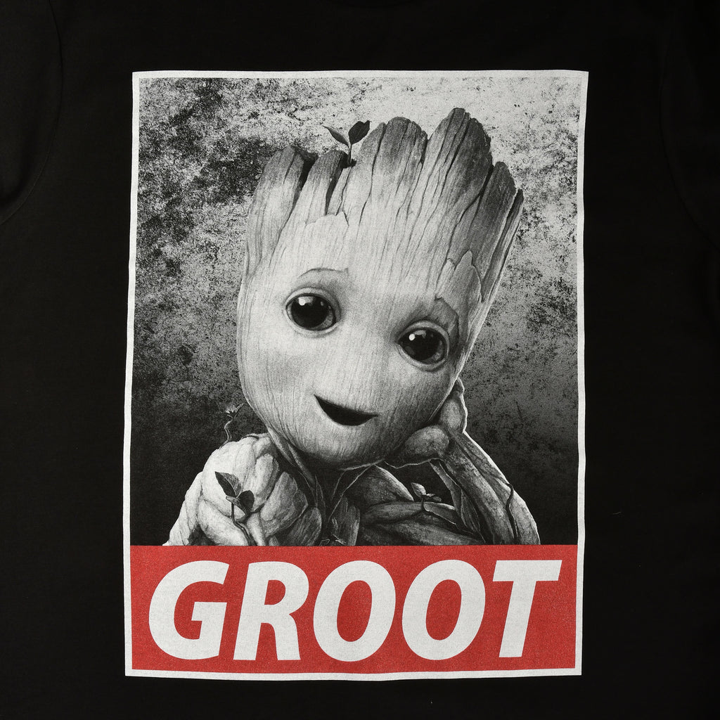Imagen del producto Camiseta negra de Baby Groot - Marvel