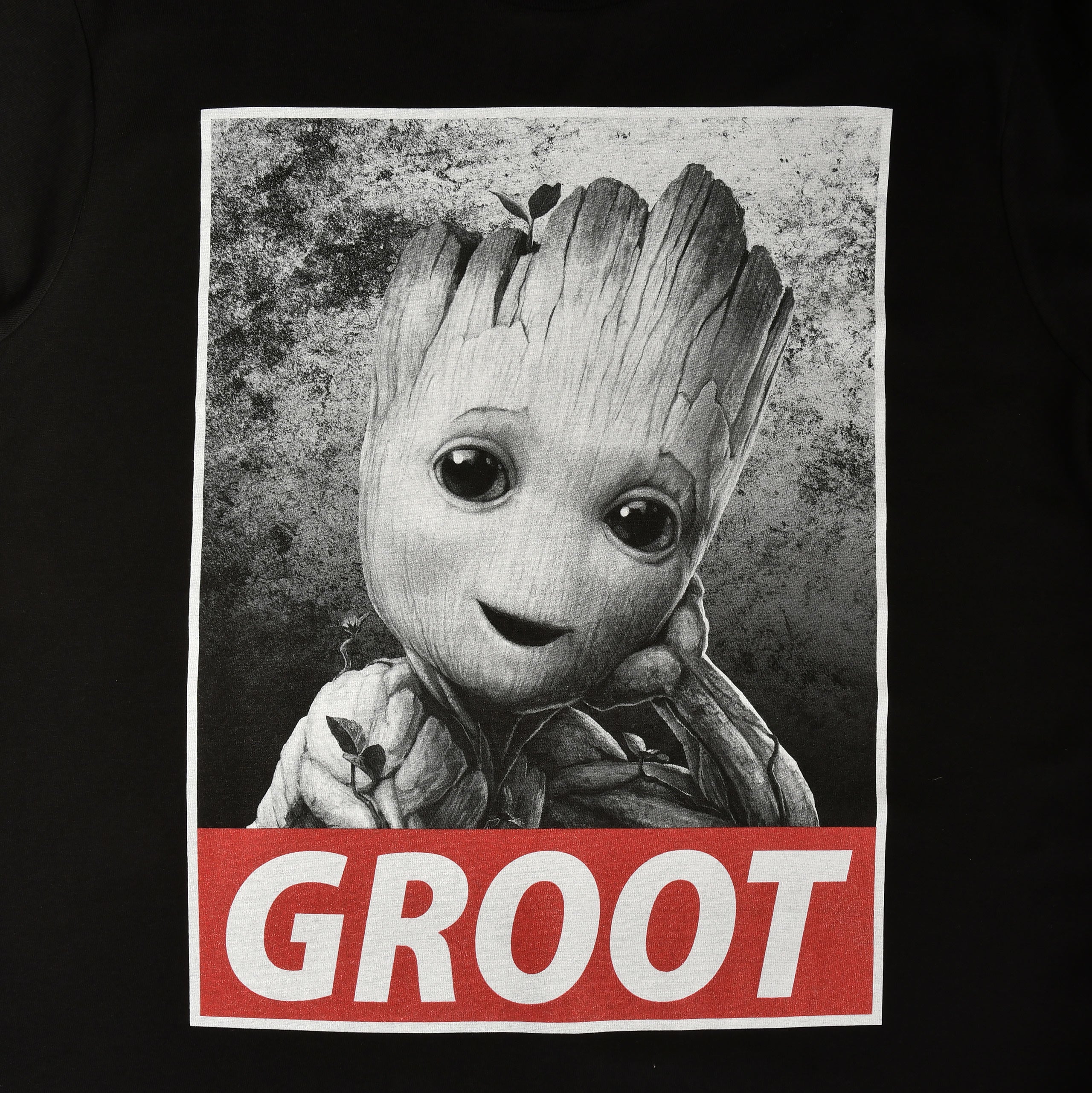 Imagen del producto Camiseta negra de Baby Groot - Marvel