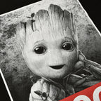 Imagen del producto Camiseta negra de Baby Groot - Marvel