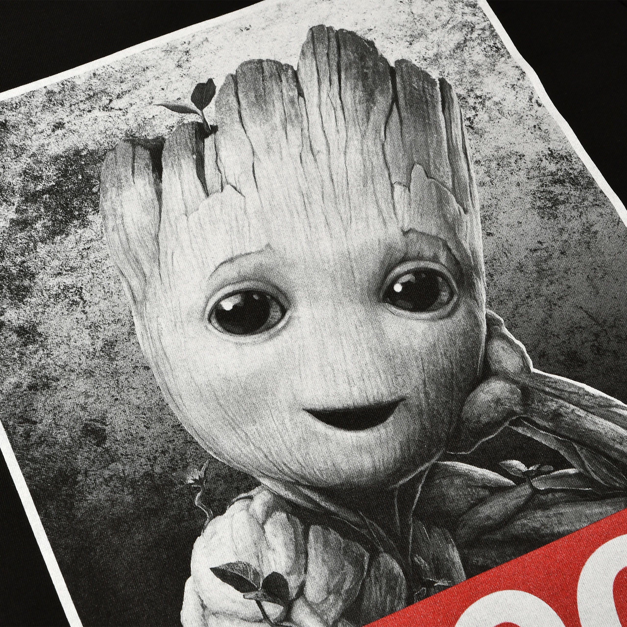 Imagen del producto Camiseta negra de Baby Groot - Marvel