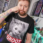 Imagen del producto Camiseta negra de Baby Groot - Marvel