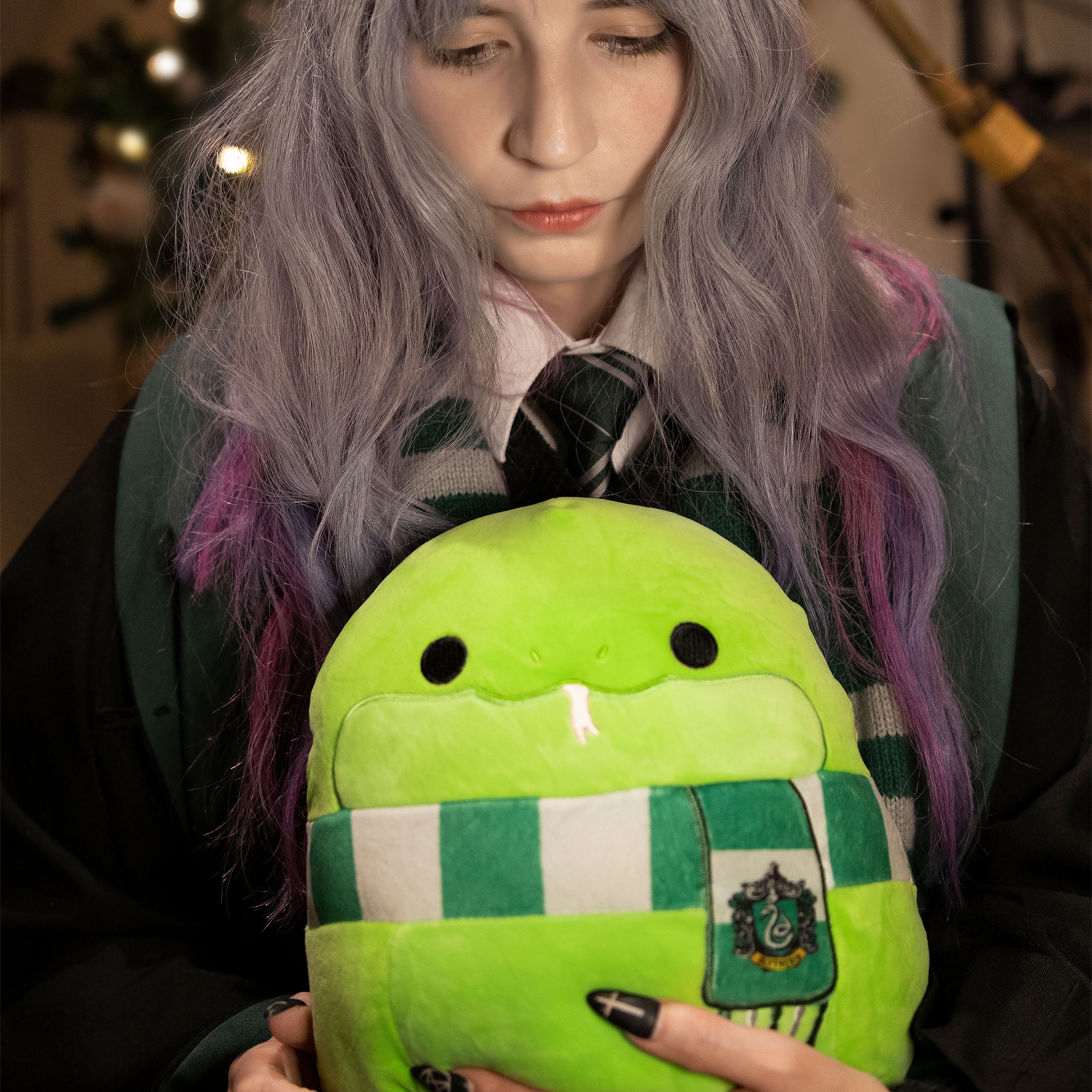 Imagen del producto Harry Potter - Figura de peluche Squishmallows de la serpiente Slytherin