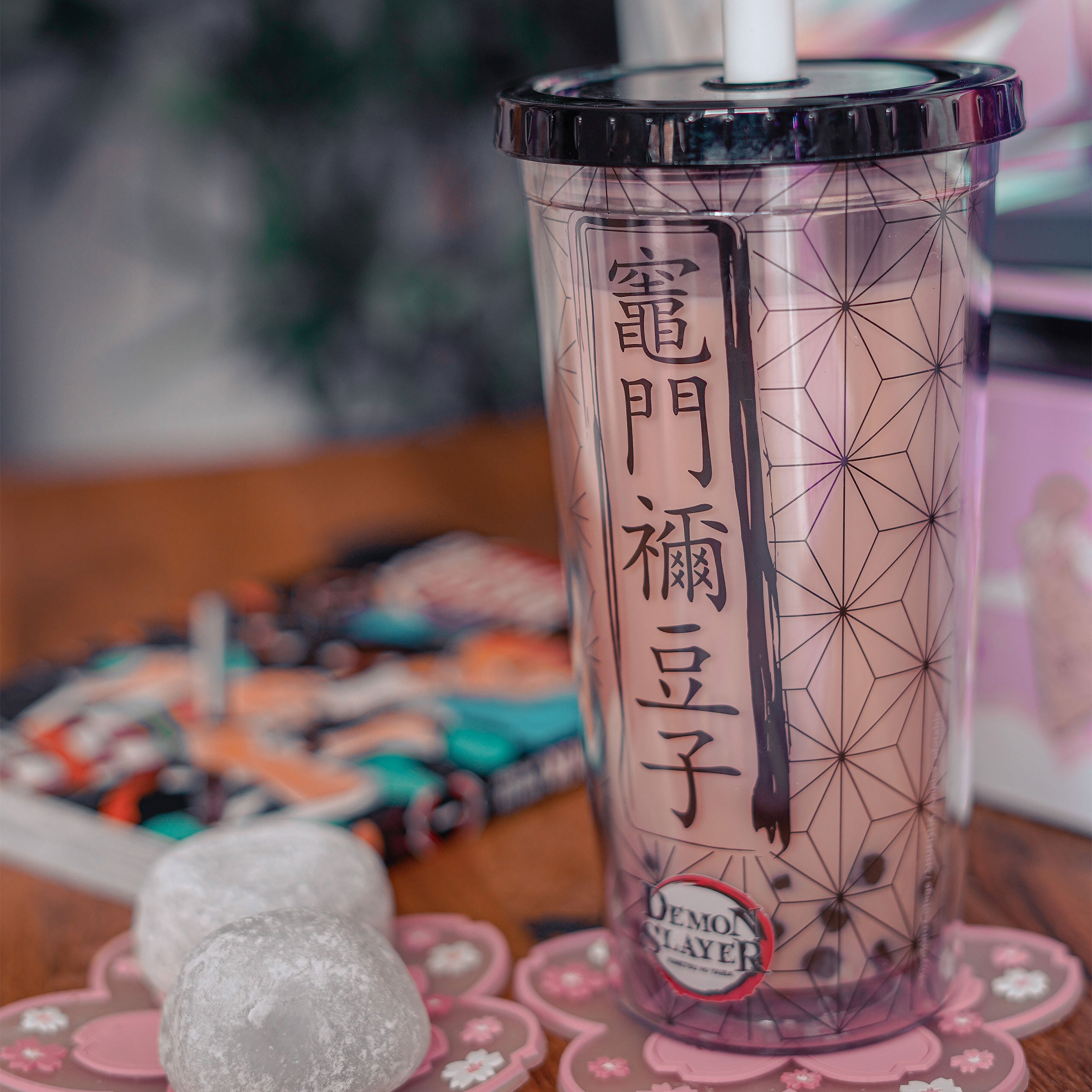 Imagen del producto Demon Slayer - Vaso de Nezuko Kamado con pajita