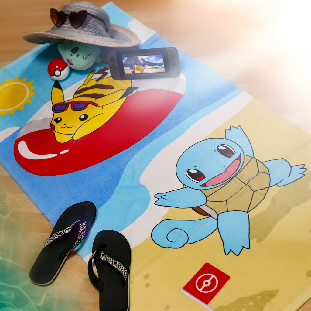 Imagen del producto Pokemon - Pikachu & Squirtle Toalla de baño