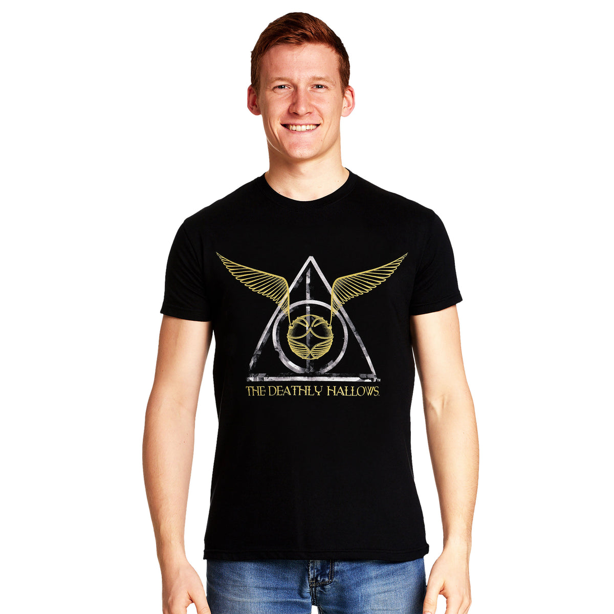 Imagen del producto Harry Potter - Camiseta del Snitch Dorado negro