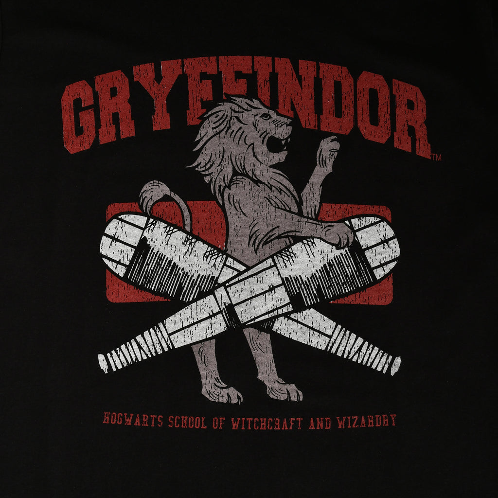Imagen del producto Camiseta de Quidditch Gryffindor en negro - Harry Potter