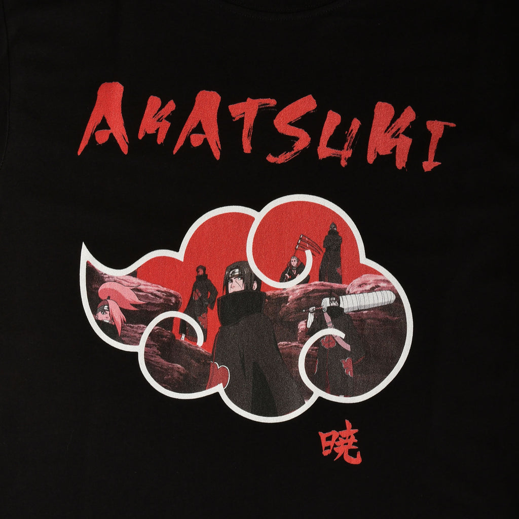 Imagen del producto Camiseta Akatsuki negra - Naruto Shippuden