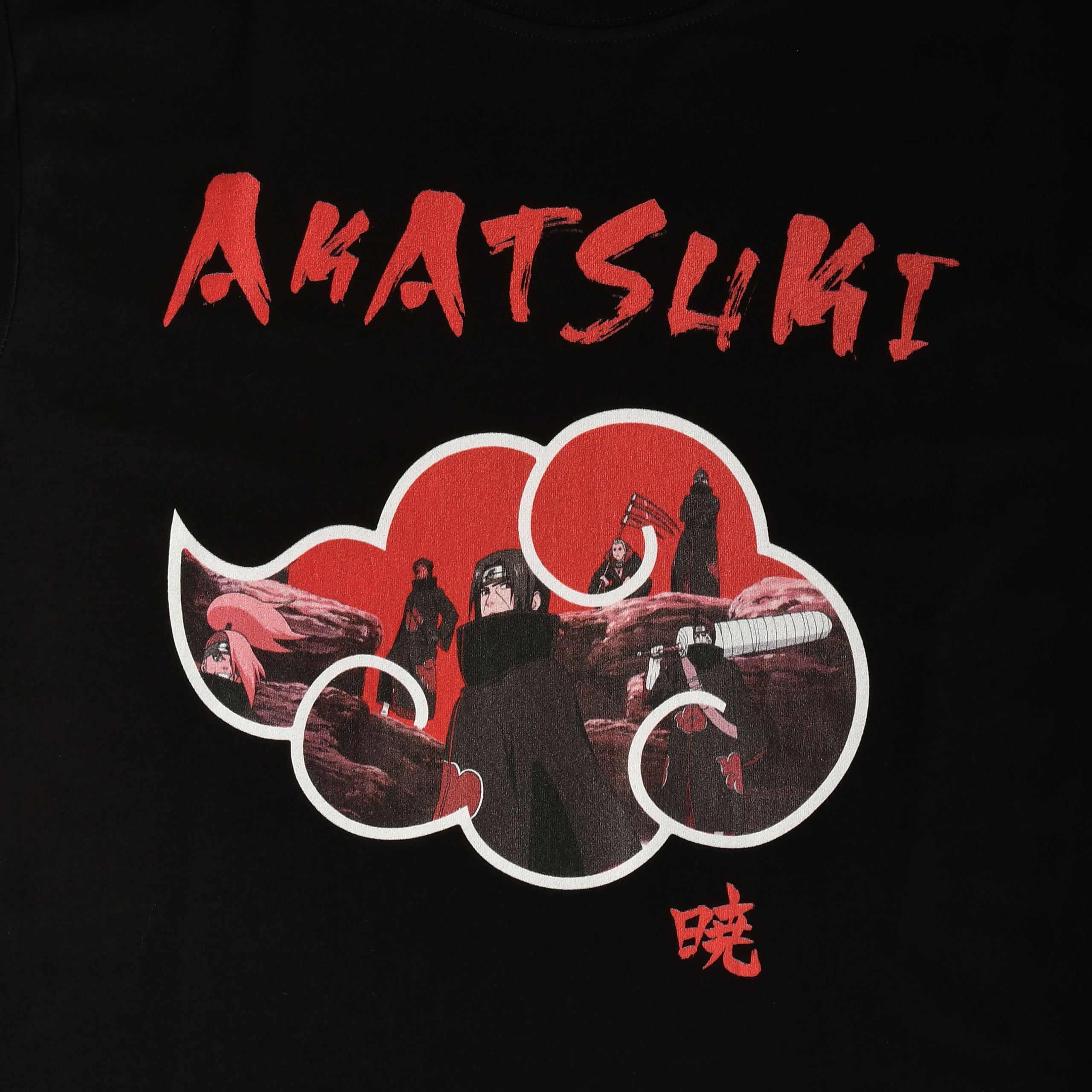Imagen del producto Camiseta Akatsuki negra - Naruto Shippuden