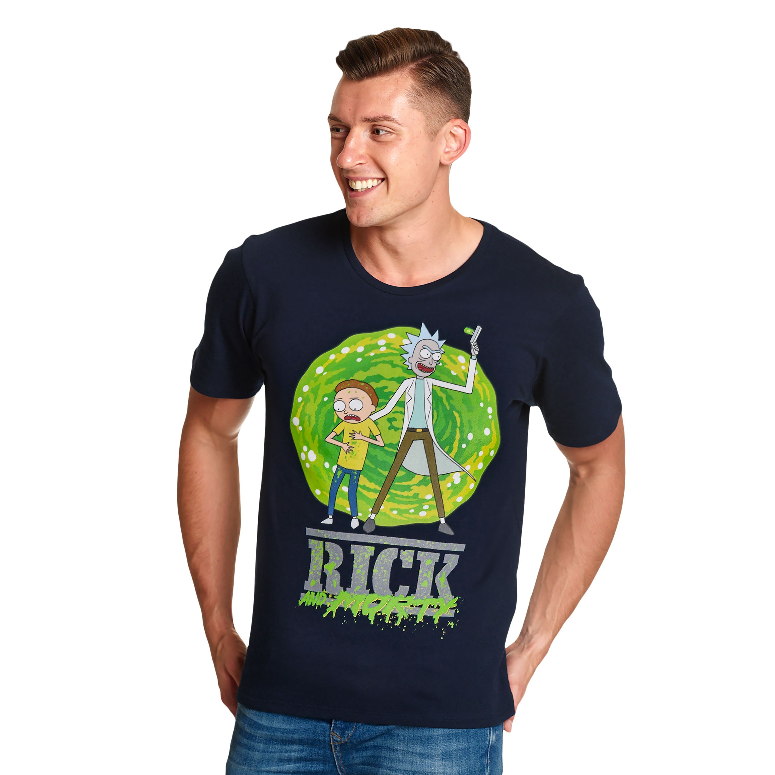 Imagen del producto Rick y Morty - Camiseta Portal azul