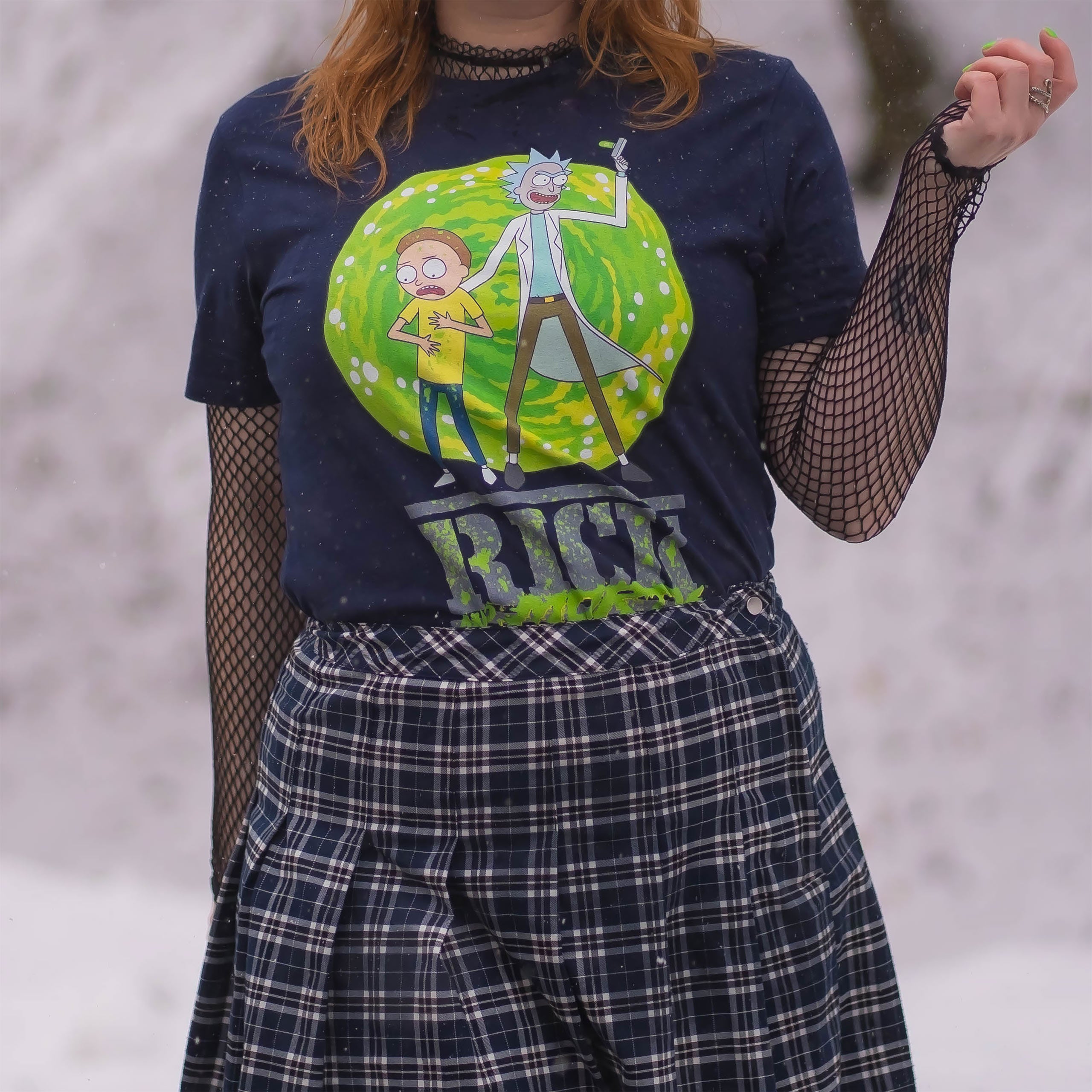 Imagen del producto Rick y Morty - Camiseta Portal azul