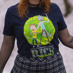 Imagen del producto Rick y Morty - Camiseta Portal azul