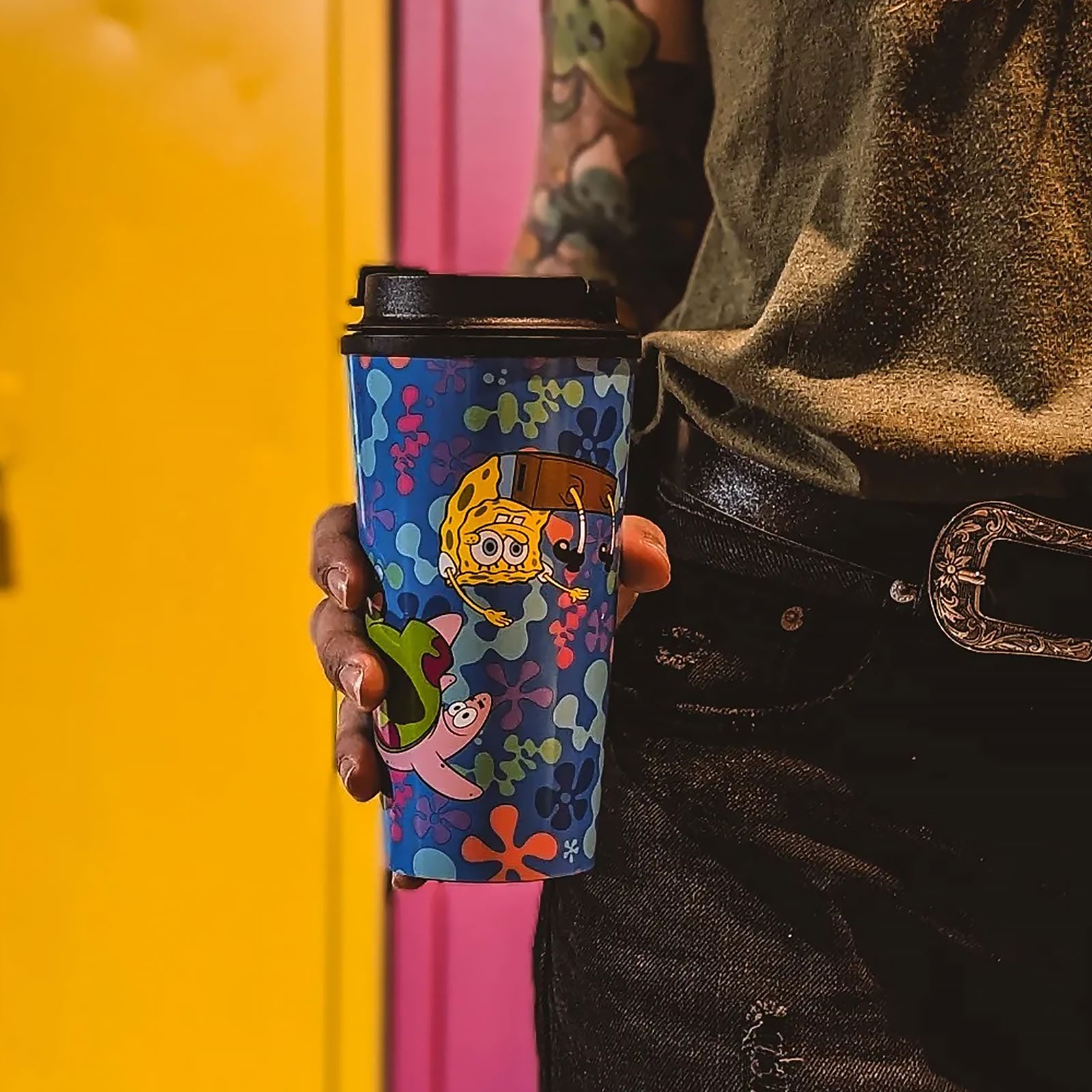 Imagen del producto SpongeBob - Patrick y SpongeBob vaso para llevar