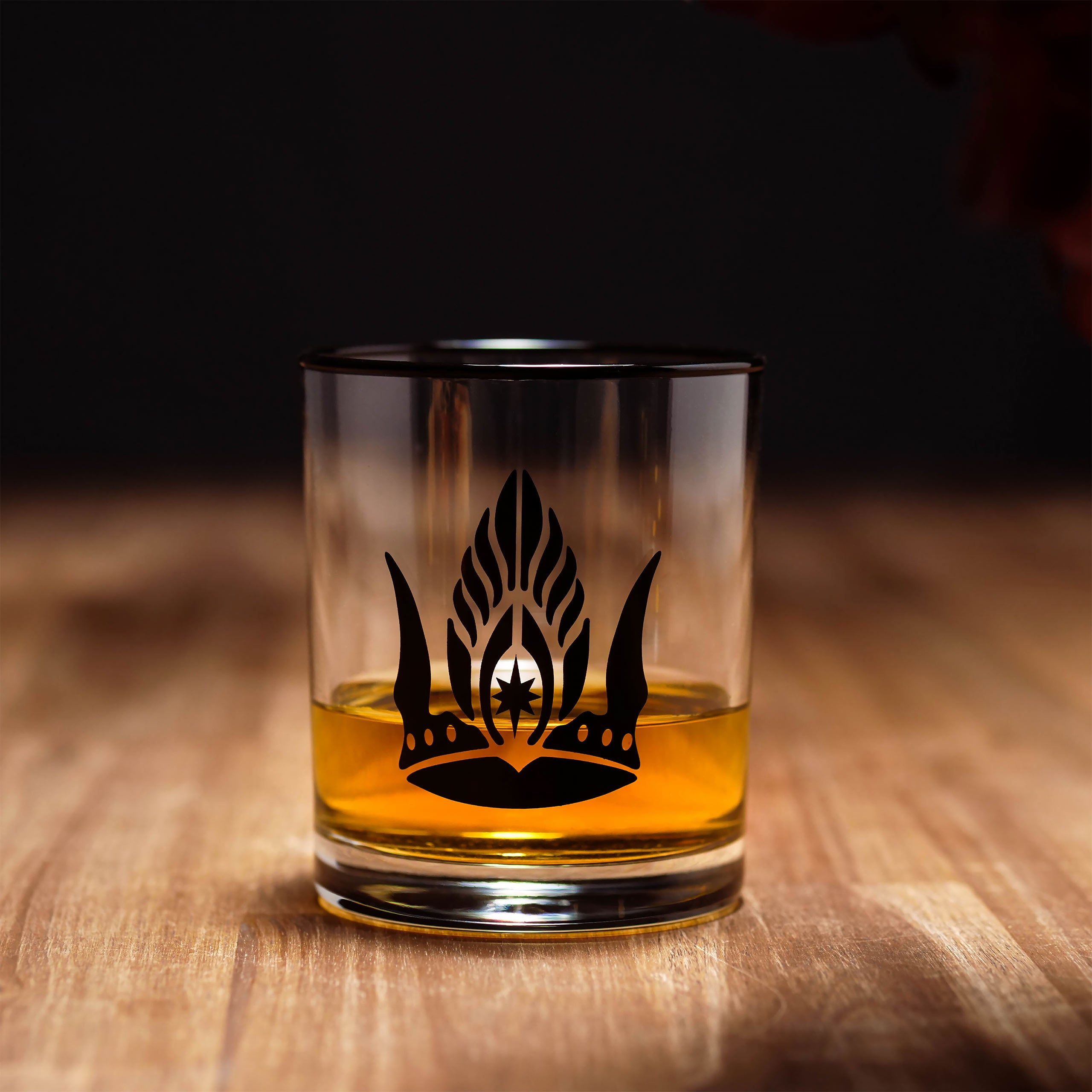 Imagen del producto Set de 4 vasos con símbolos de la Tierra Media - El Señor de los Anillos