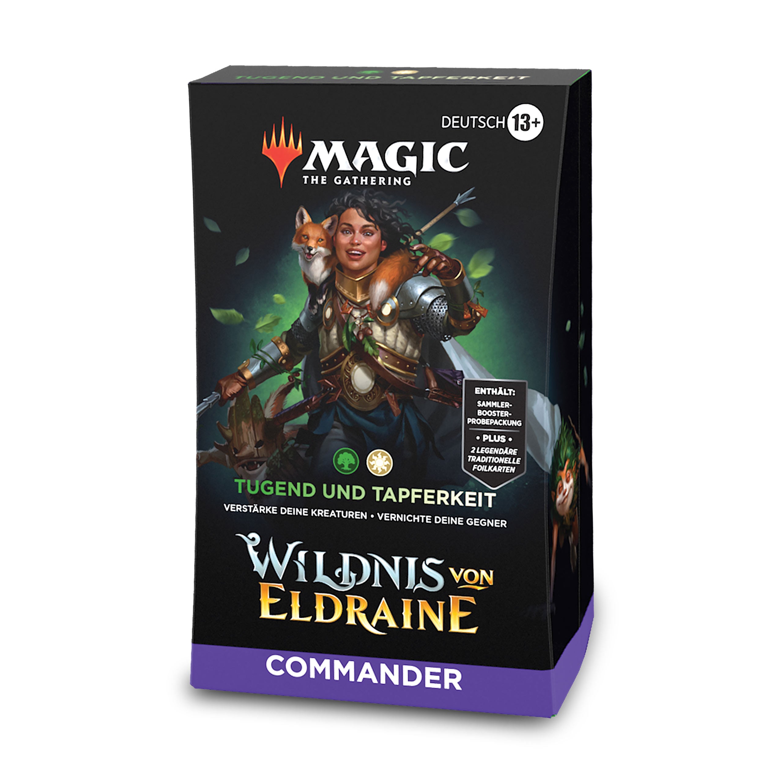 Imagen del producto Mazo de Comandante de Virtud y Valentía de la Espesura de Eldraine - Magic The Gathering