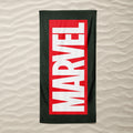 Imagen del producto Marvel - Toalla de baño con logo negra