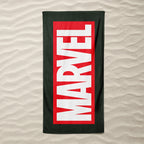 Imagen del producto Marvel - Toalla de baño con logo negra
