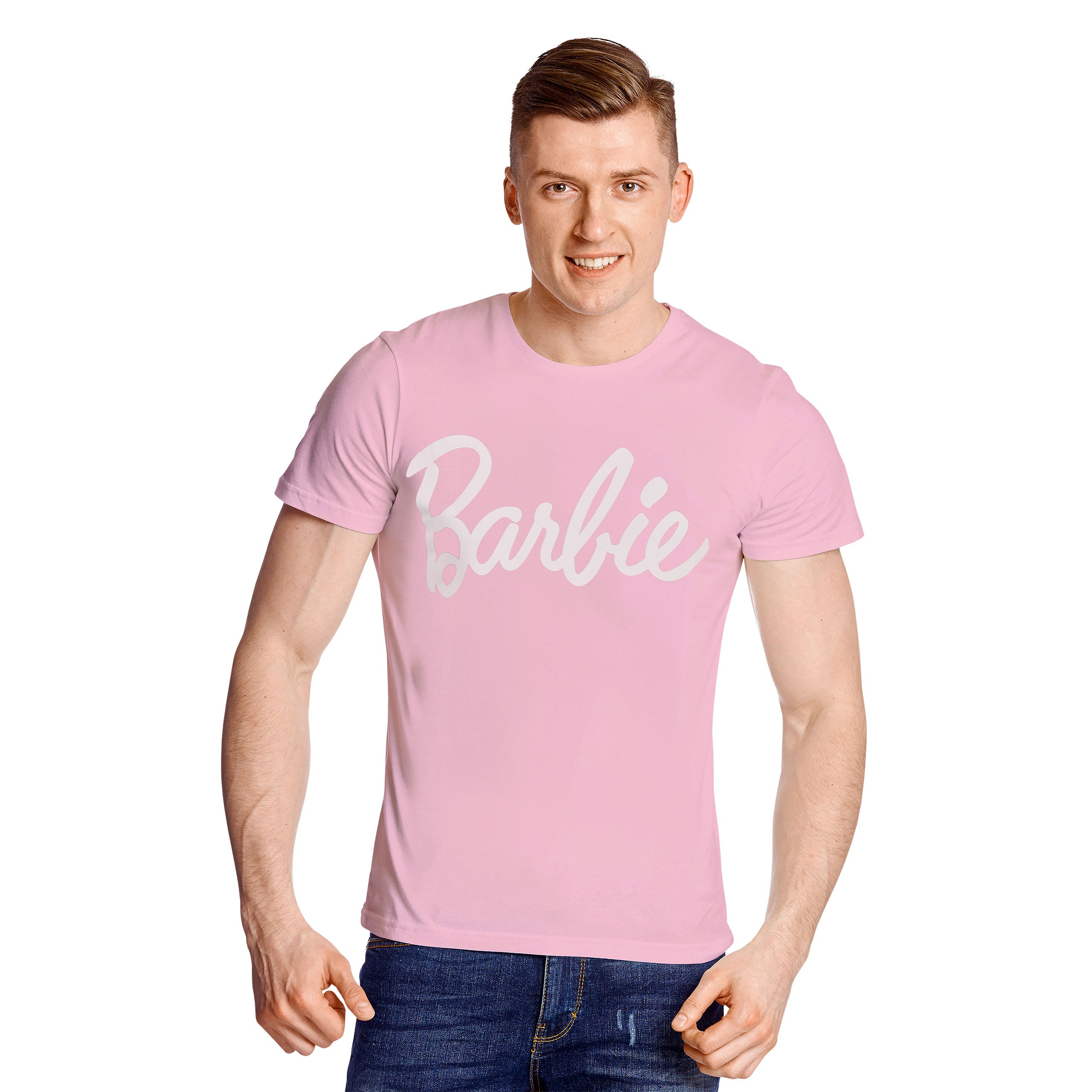 Imagen del producto Barbie - Camiseta rosa con logo
