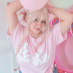 Imagen del producto Barbie - Camiseta rosa con logo