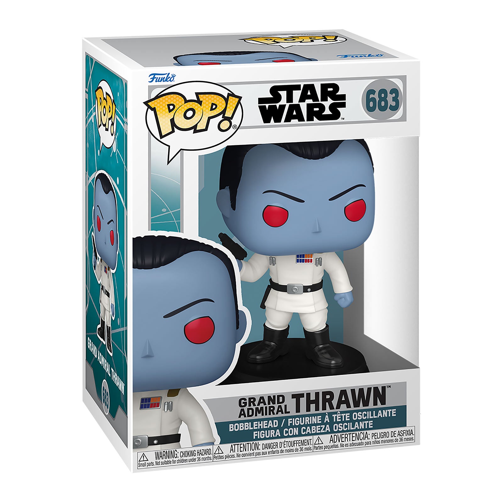Imagen del producto Gran Almirante Thrawn Figura de Cabeza Oscilante Funko Pop - Star Wars Ahsoka