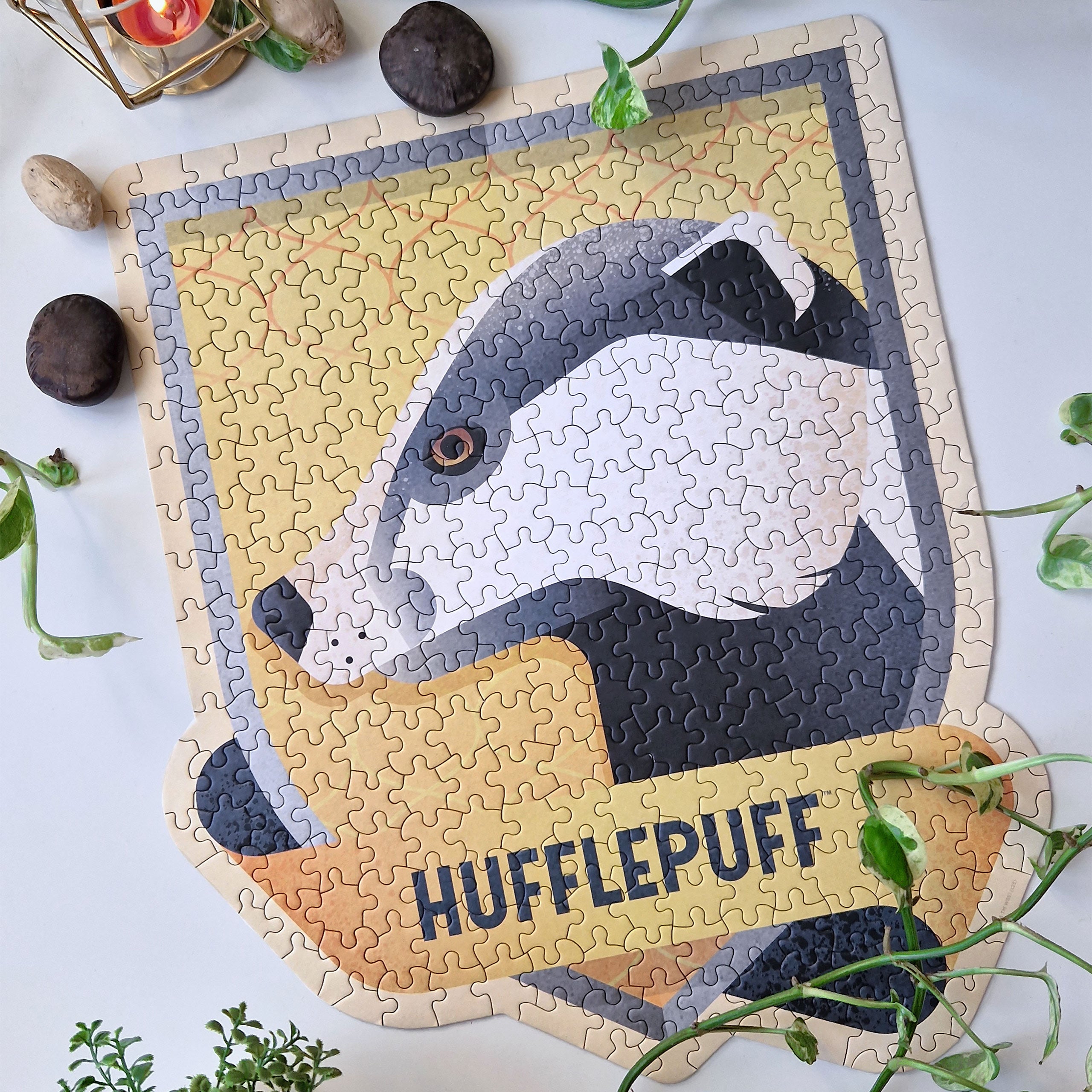 Imagen del producto Puzzle de la mascota de Hufflepuff en botella de poción mágica - Harry Potter