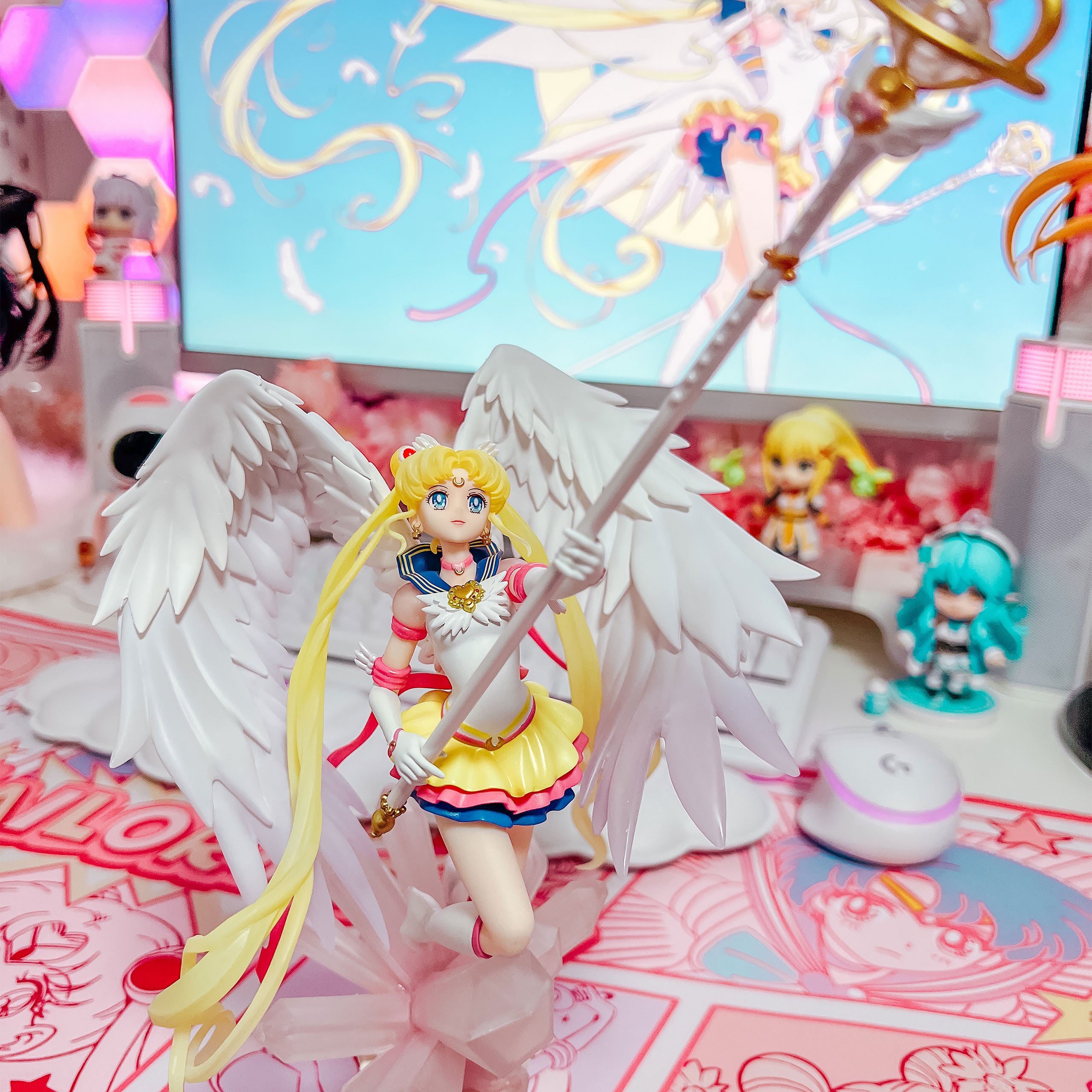Imagen del producto Sailor Moon Eternal - Estatua de Oscuridad y Luz