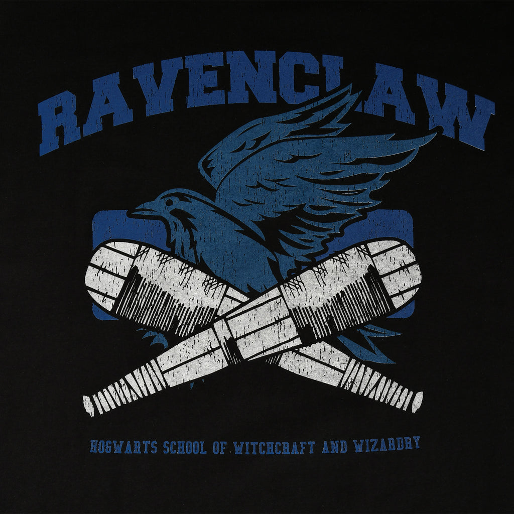 Imagen del producto Camiseta universitaria de Quidditch de Ravenclaw negra - Harry Potter