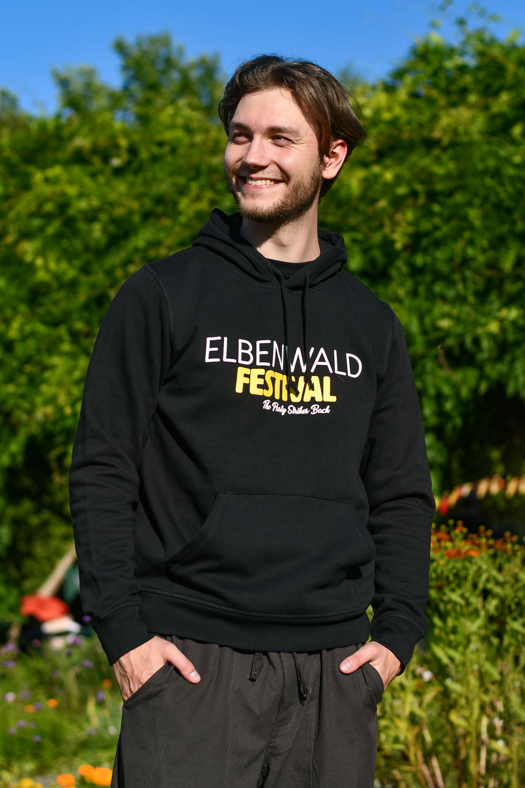 Imagen del producto Elbenwald Festival The Party Strikes Back Sudadera con capucha negra