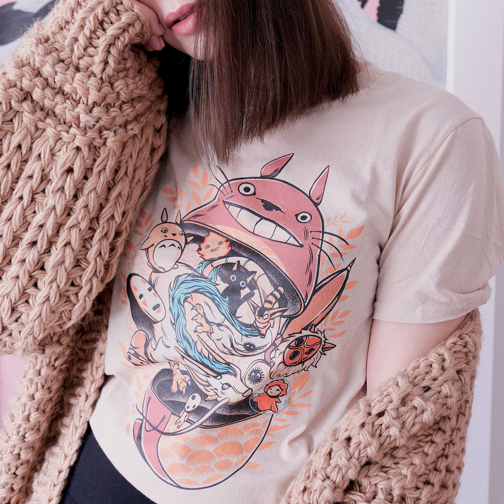 Imagen del producto Ilustrata - Camiseta beige My Neighbour Matrjoschka