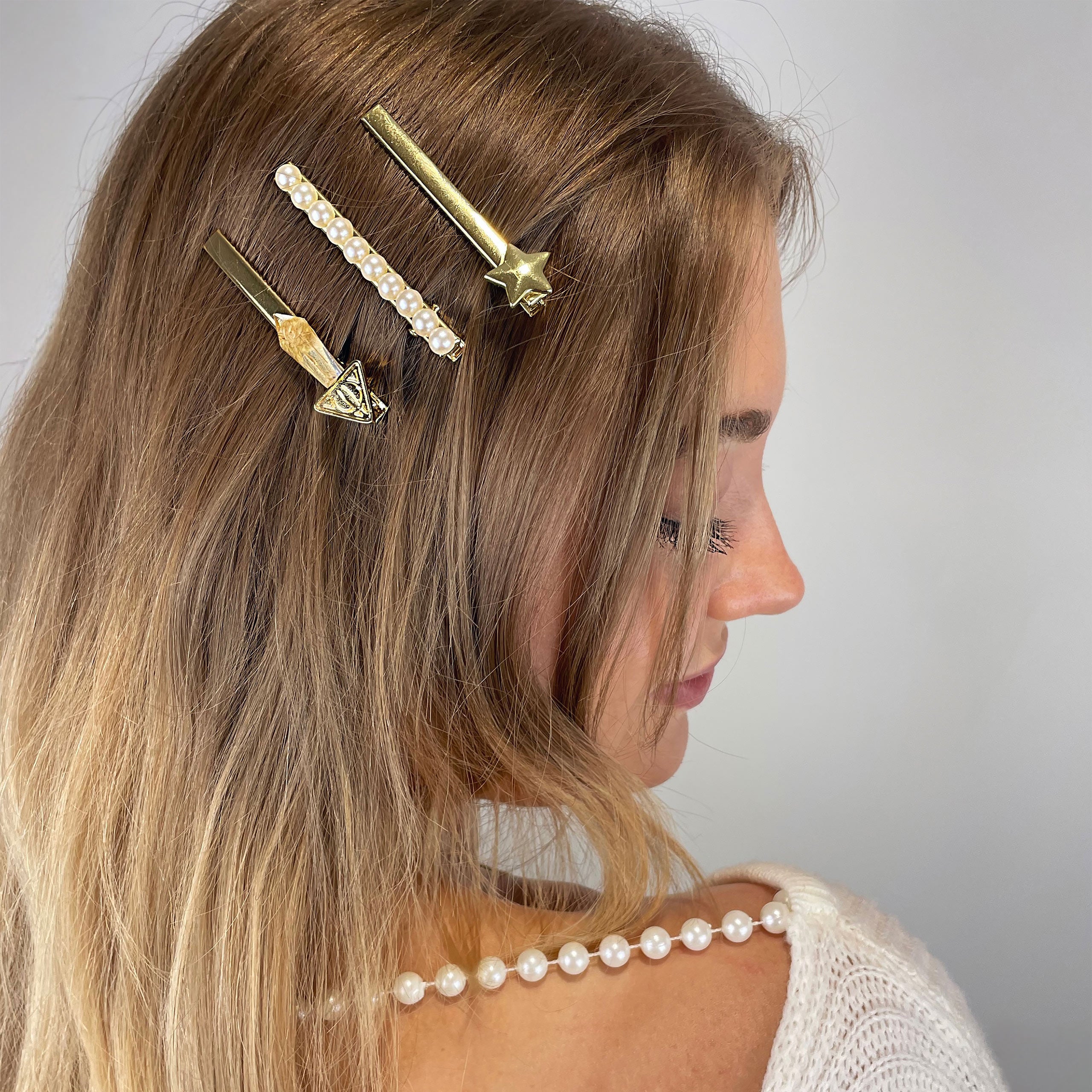Imagen del producto Harry Potter - Set de 5 pinzas para el cabello con símbolos