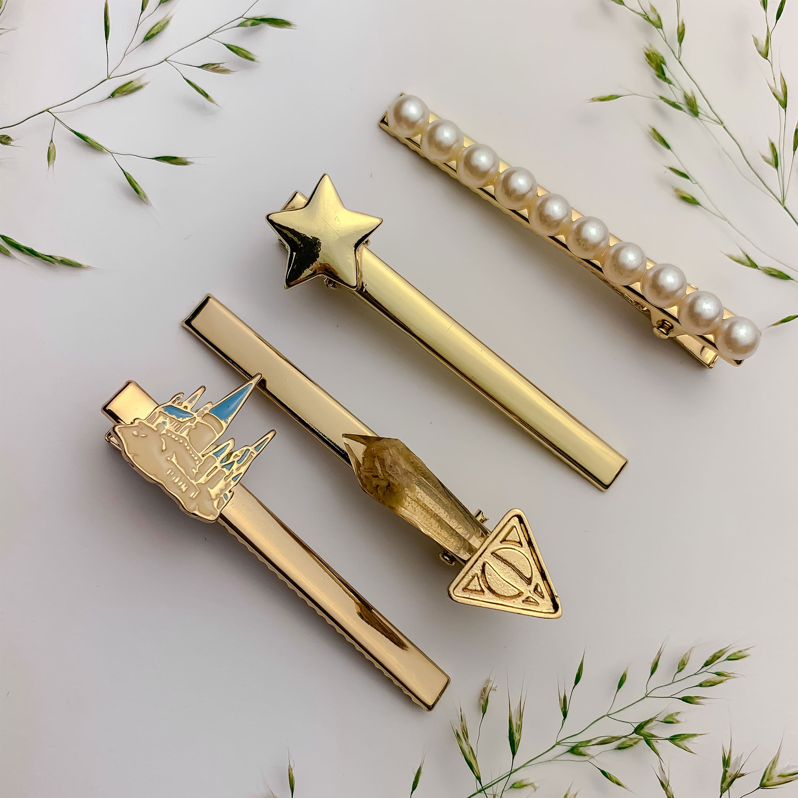 Imagen del producto Harry Potter - Set de 5 pinzas para el cabello con símbolos