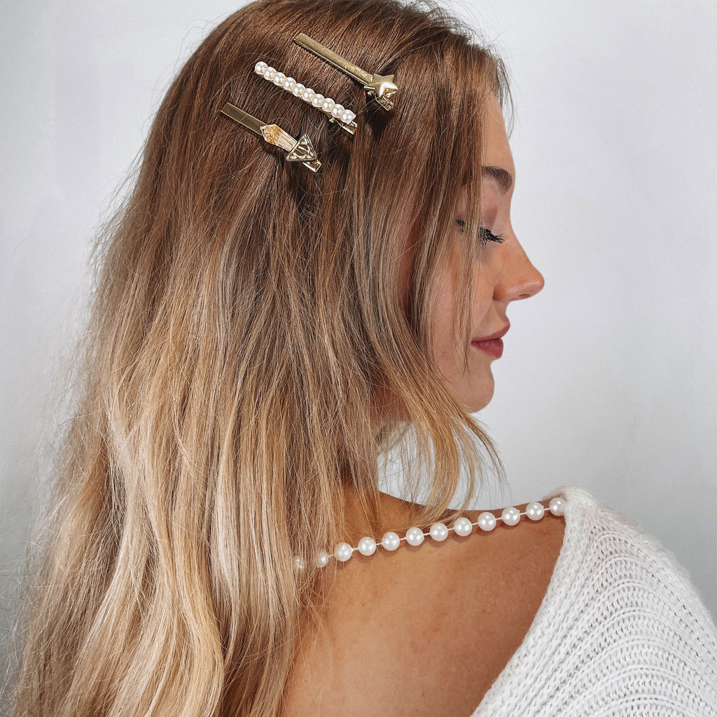 Imagen del producto Harry Potter - Set de 5 pinzas para el cabello con símbolos