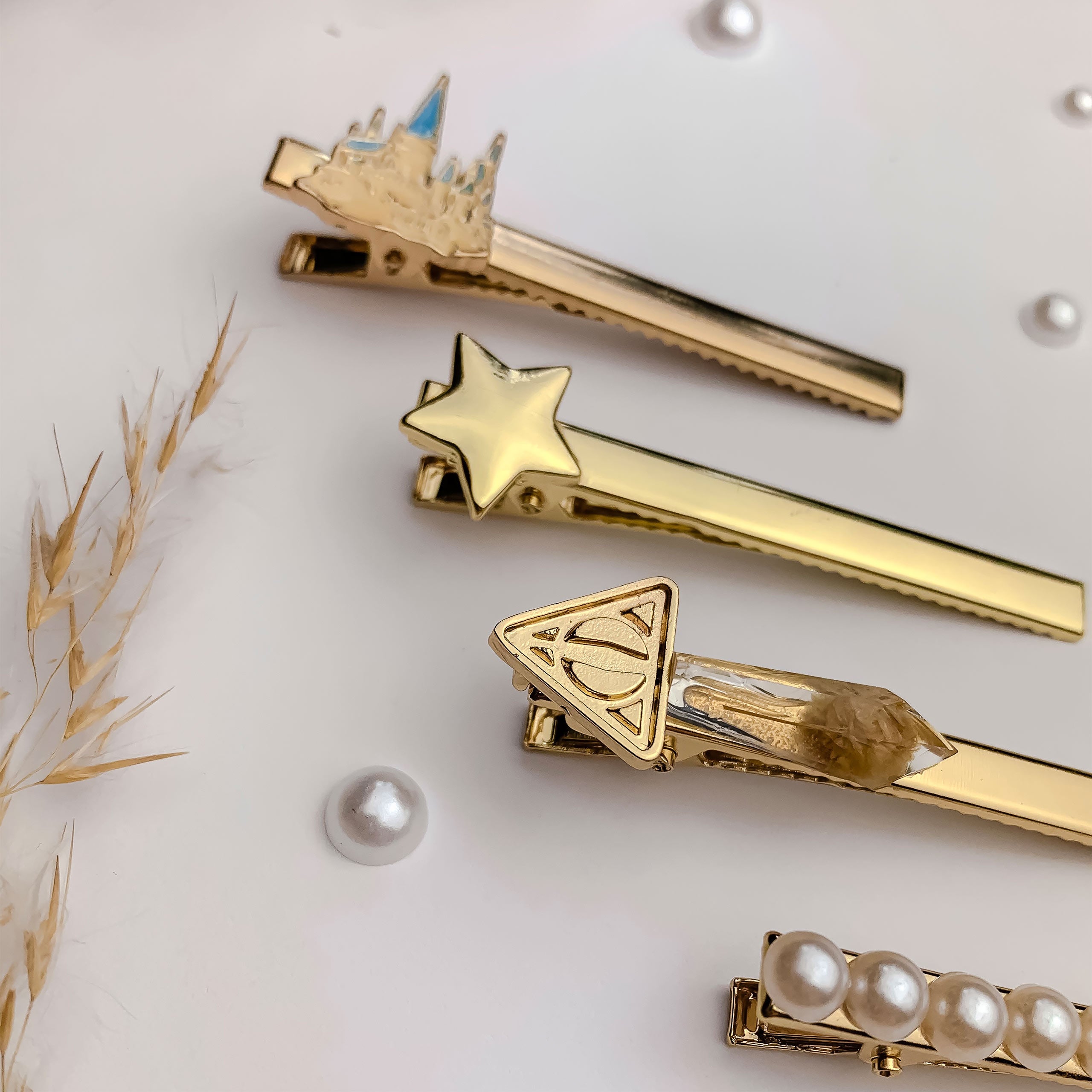 Imagen del producto Harry Potter - Set de 5 pinzas para el cabello con símbolos