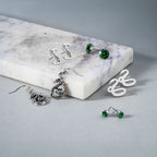 Imagen del producto Harry Potter - Conjunto de Pendientes Slytherin